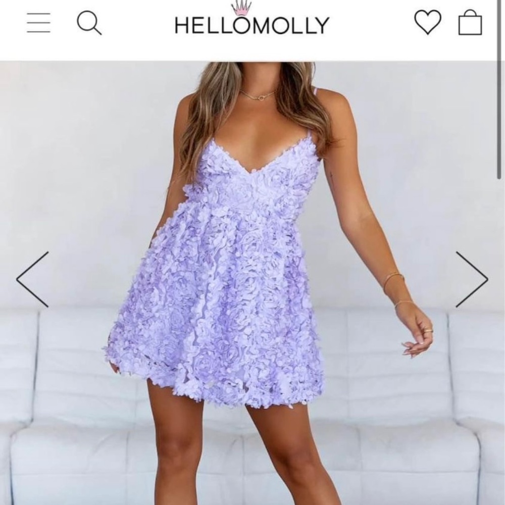 Hello Molly Petalled Moment Mini Dress